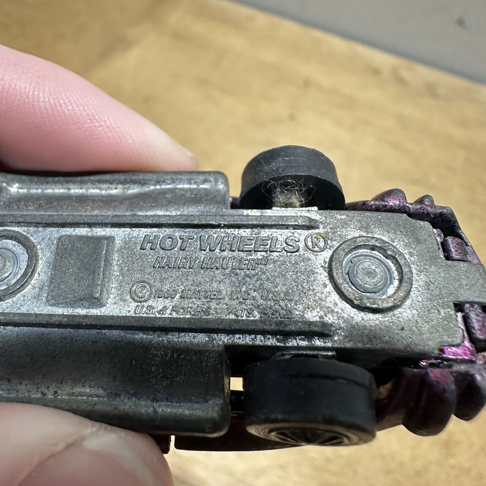Hot Wheels 1969 Redline Hairy Hauler Magenta Purple Vintage - Picture 7 of 7
